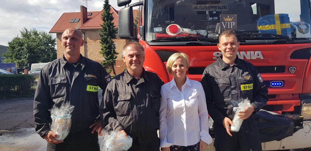 Powitanie strażaków Świnoujście i Białogard - duża porcja zdjęć!
