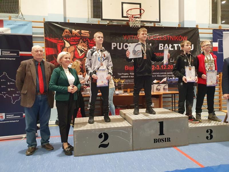 Nasi najmłodsi zawodnicy walczyli o Puchar Bałtyku w zapasach im. Mieczysława Lisa.