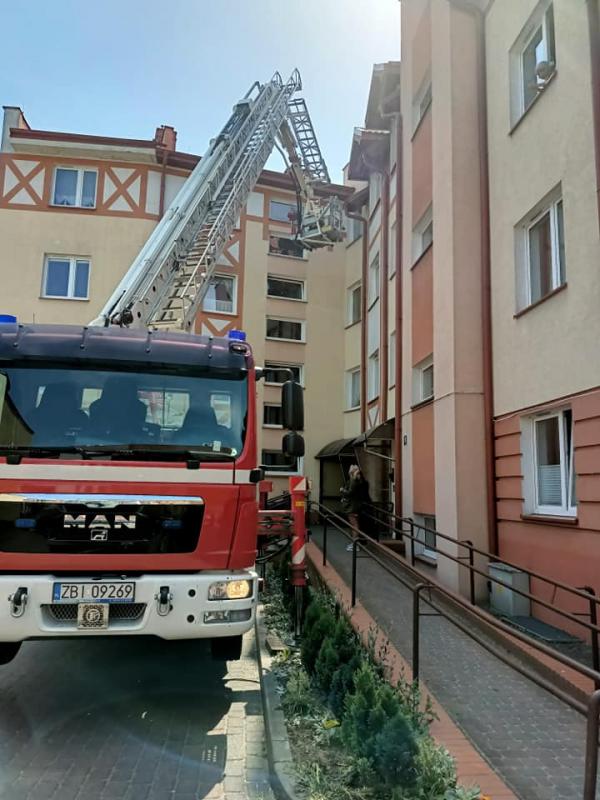 Niecodzienna Akcja Białogardzkich Strażaków