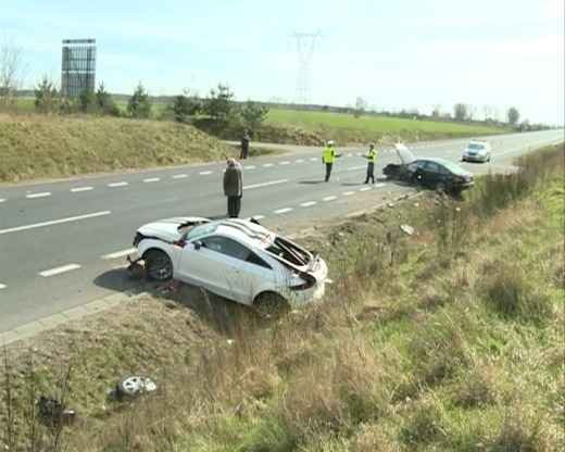 Tirówka przyczyną wypadku? - ZDJĘCIA
