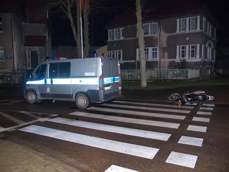 NOCNY POŚCIG ZA PIJANYM MOTOCYKLISTĄ