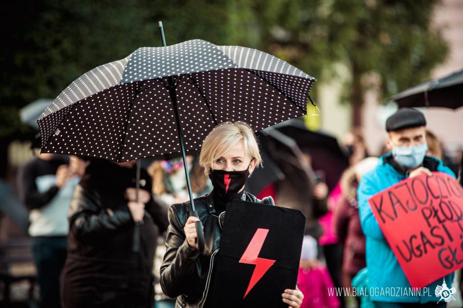 PROTEST W BIAŁOGARDZIE