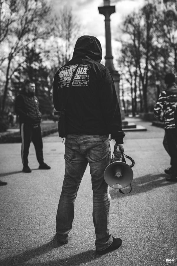 Protest kibiców w Białogardzie - fotoreportaż.