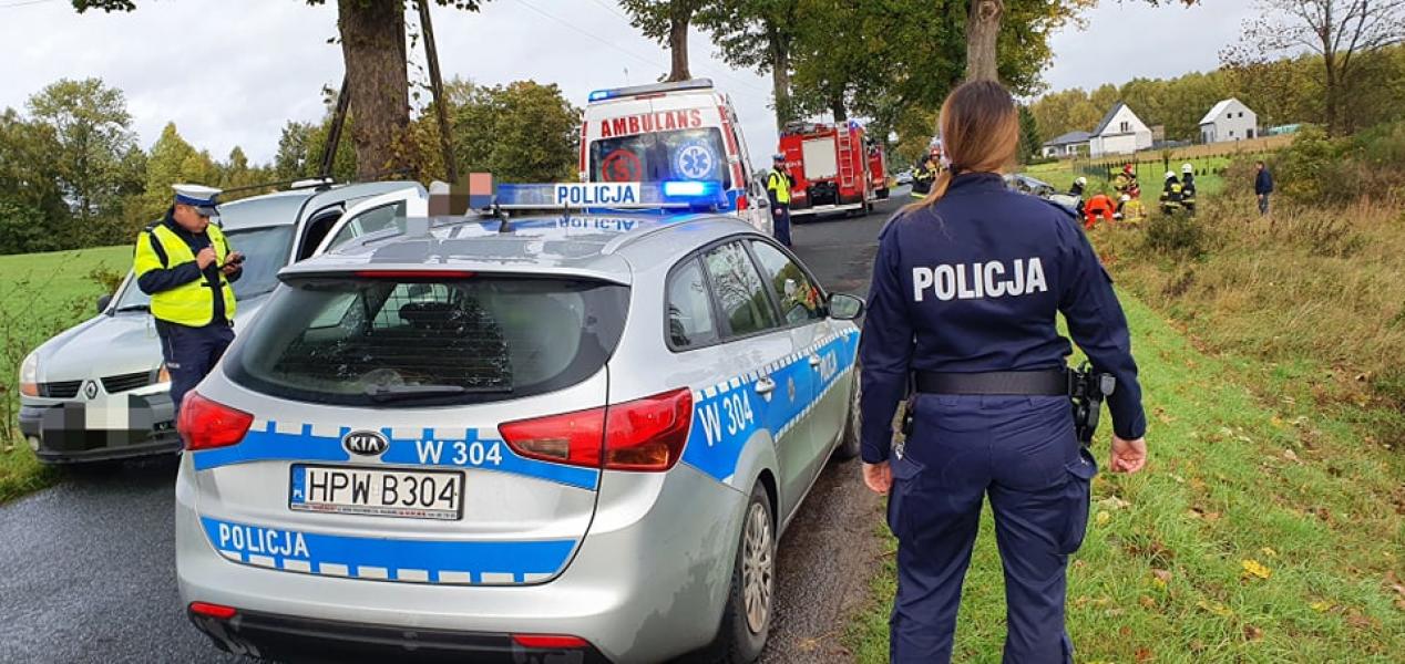 Wypadek drogowy pod Białogardem