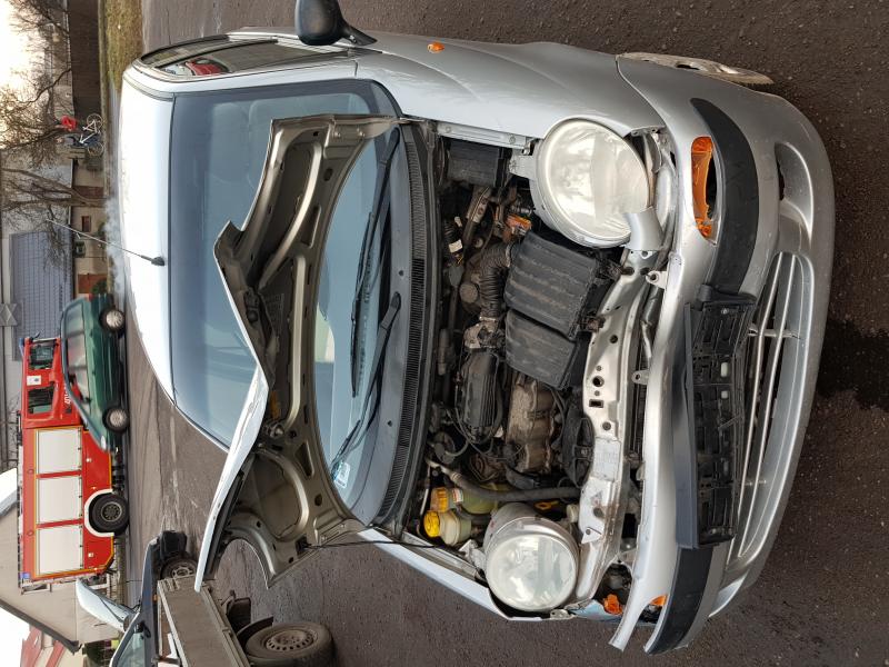 Groźnie wyglądające zderzenie trzech aut. 