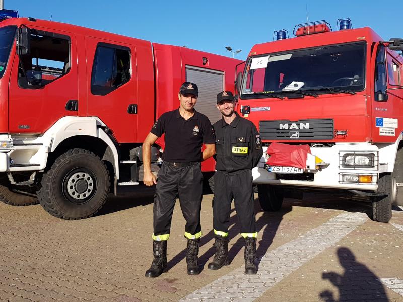 Powitanie strażaków Świnoujście i Białogard - duża porcja zdjęć!