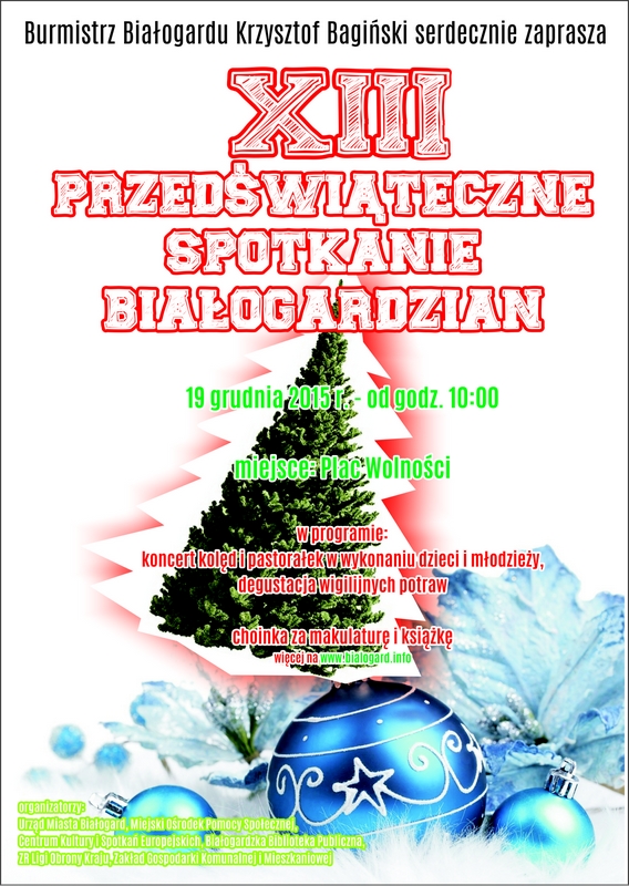 XIII Przedświąteczne Spotkanie Białogardzian