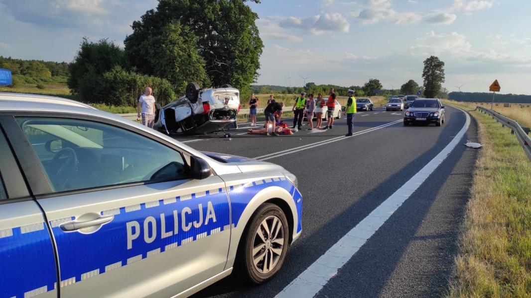 Groźny Wypadek, na skrzyżowaniu DW 112 i 166