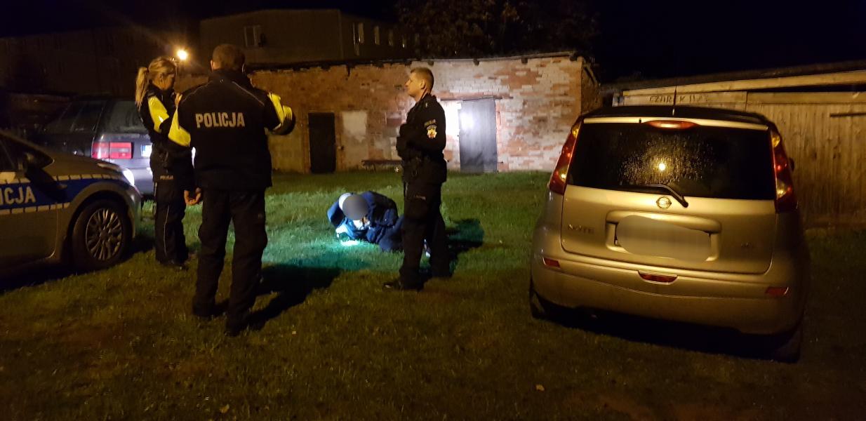 Policyjny pościg w Białogardzie  - 40 latek był poszukiwany listem gończym!  