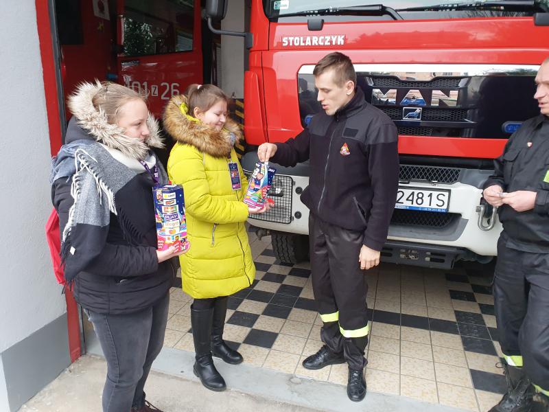 Strażacy z PSP Białogard wspierają 28. Finał Wielkiej Orkiestry Świątecznej Pomocy