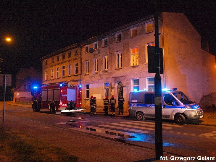 Pożar w budynku przy ul Batalionów
