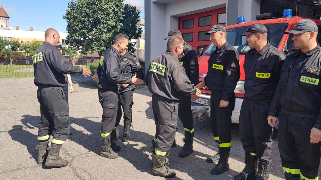 Powitanie strażaków Świnoujście i Białogard - duża porcja zdjęć!