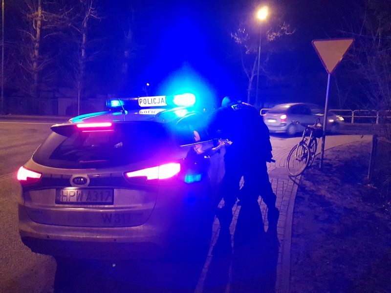 Rowerzysta wydmuchał ponad 2 promile! 