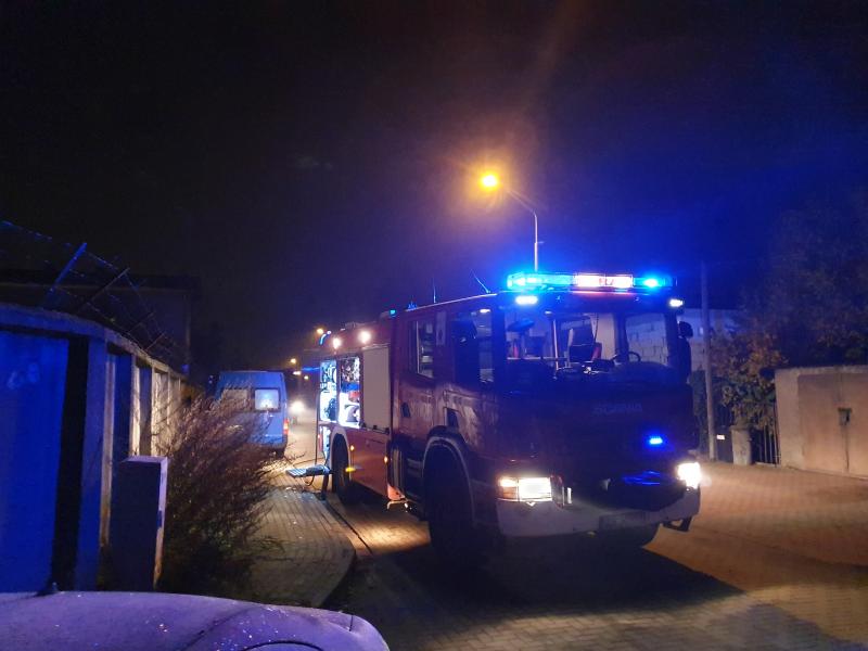 Pożar w kotłowni przydomowego warsztatu w Białogardzie. 