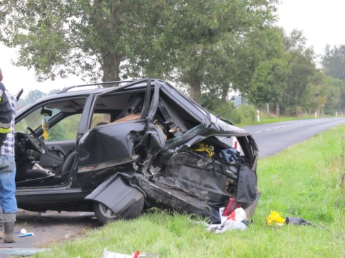Wypadek koło Lulewic