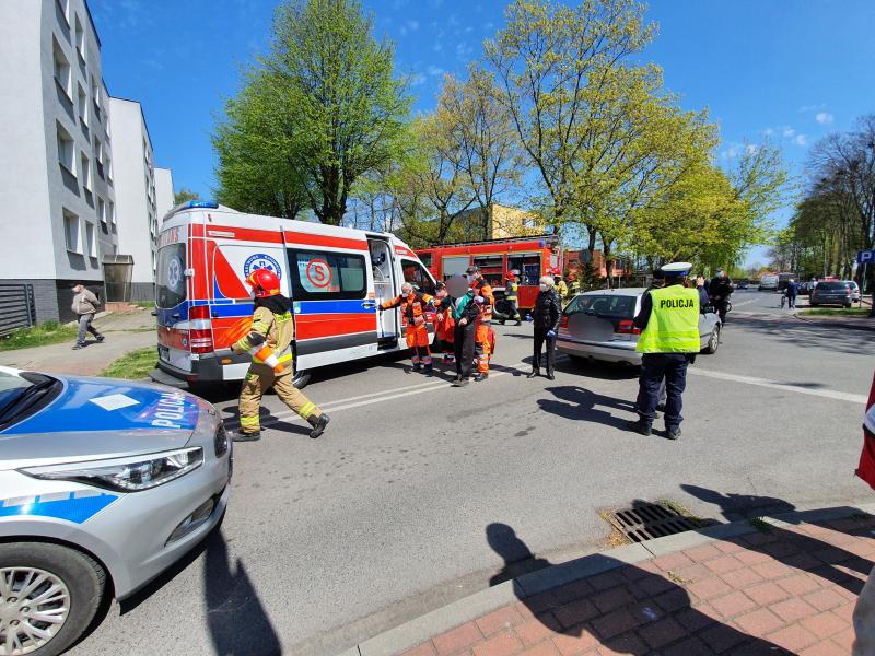 Potrącenie rowerzysty w Białogardzie - 83 latek trafił do szpitala. 