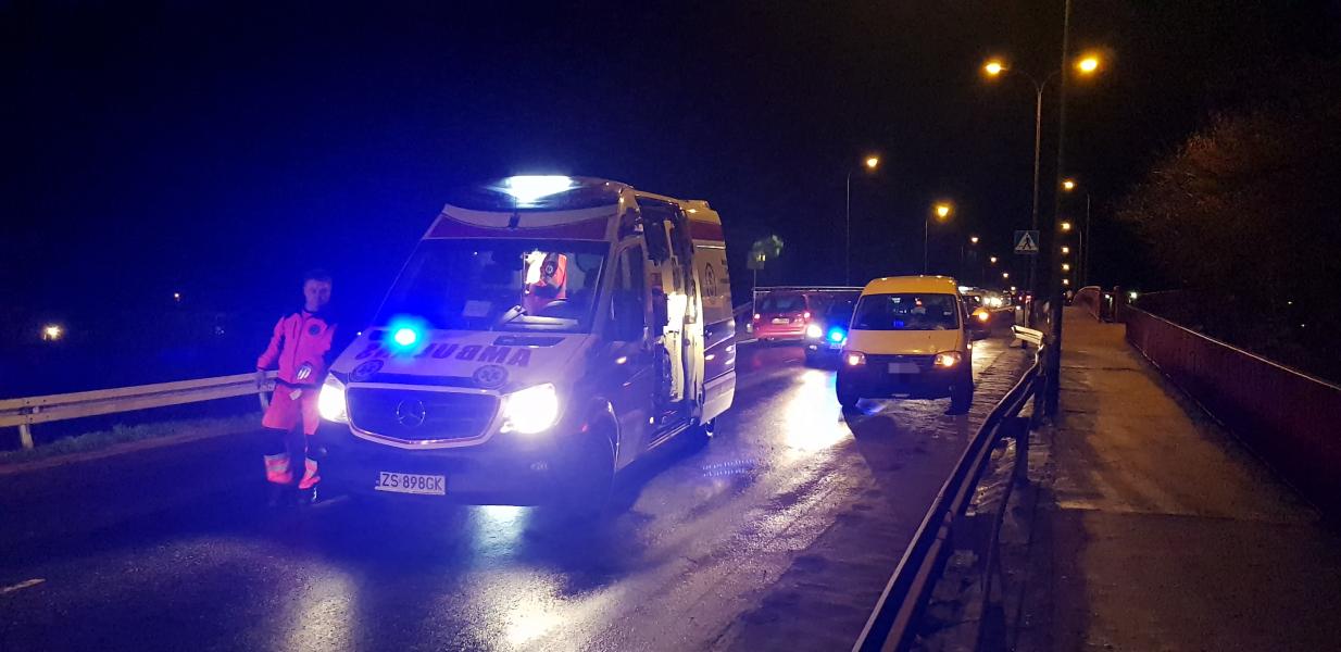 Potrącenie na przejściu dla pieszych w Białogardzie. 