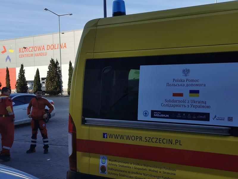 Ratownicy z powiatu Białogardzkiego wyruszyli na granicę Polsko – Ukraińską 