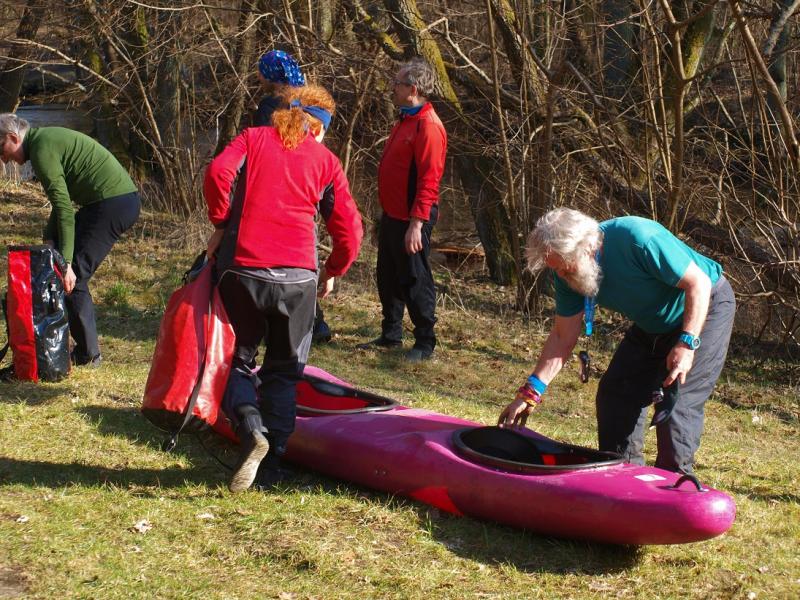 Aleksander Doba i Aleksander Lwow w kajaku pod Białogardem!