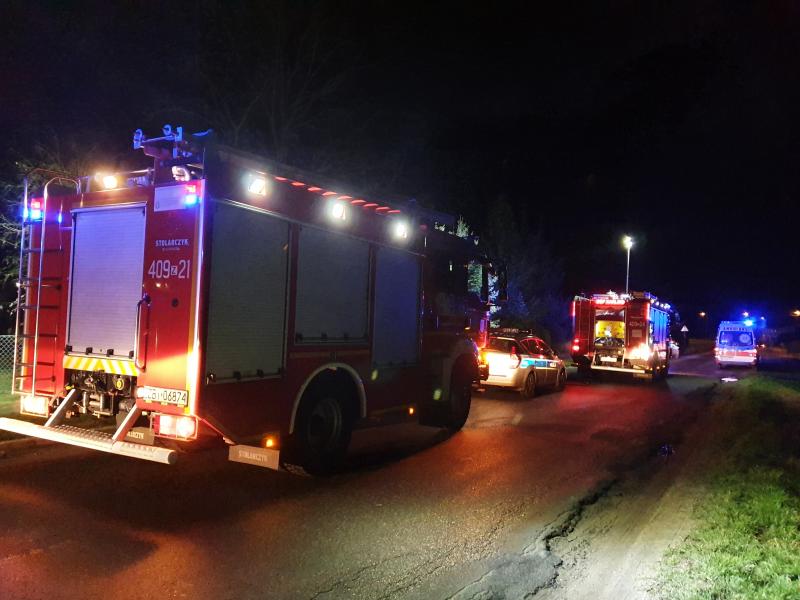 Tragiczny finał pożaru w Pobłociu Wielkim - śmierć poniosły dwie osoby! 