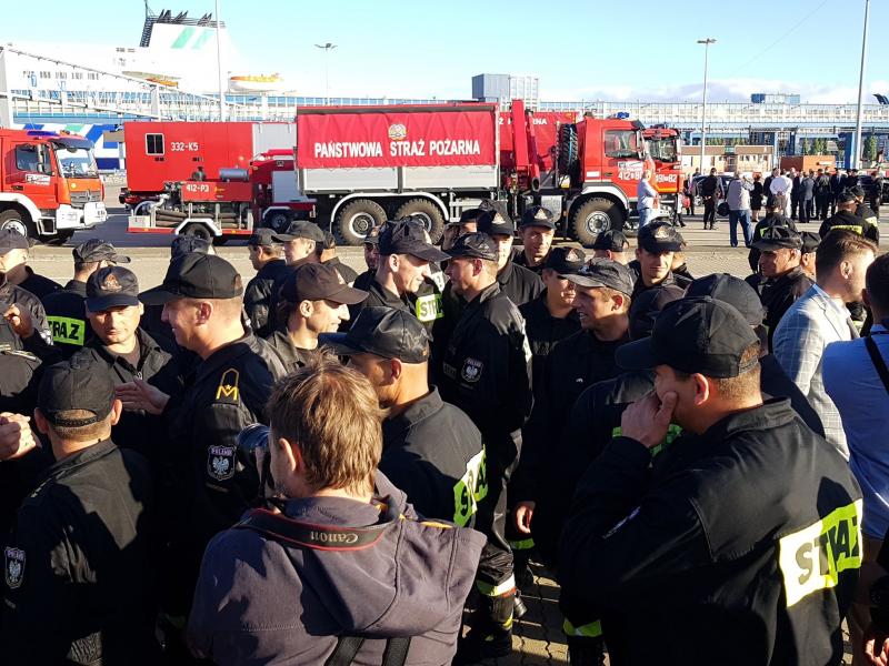 Powitanie strażaków Świnoujście i Białogard - duża porcja zdjęć!
