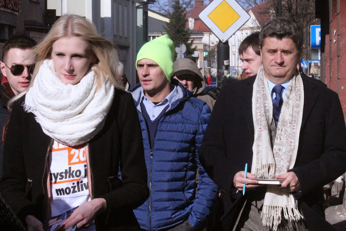 Janusz Palikot w Białogardzie 