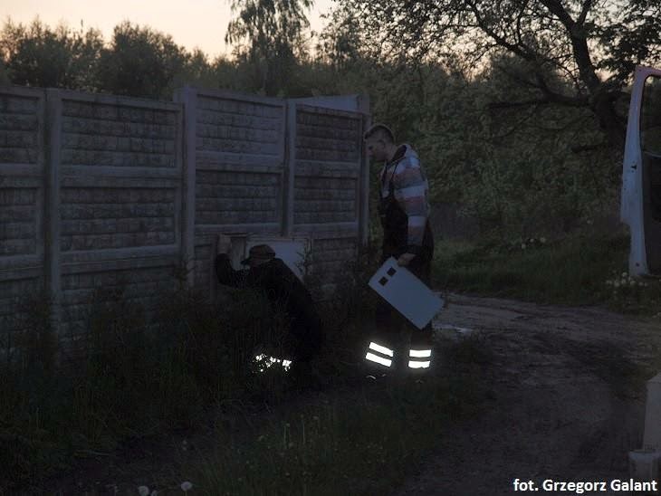 Pożar hali magazynowej w Białogardzie