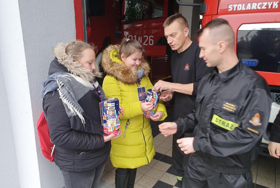 Strażacy z PSP Białogard wspierają 28. Finał Wielkiej Orkiestry Świątecznej Pomocy