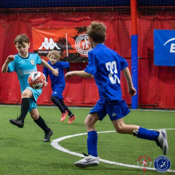 Zawodnicy z rocznika 2015 w finałowym turnieju Szczecińskiej Ligi Mistrzów – srebro dla Unii