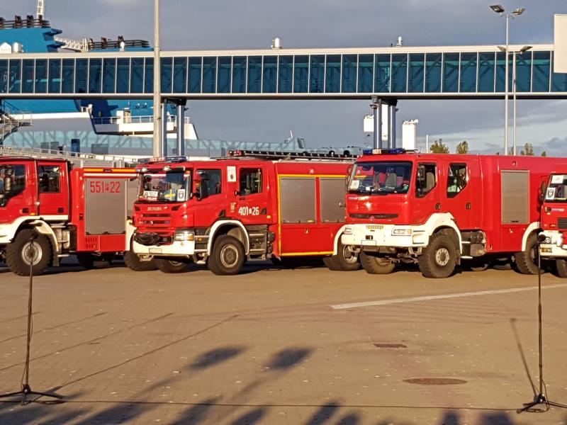 Powitanie strażaków Świnoujście i Białogard - duża porcja zdjęć!