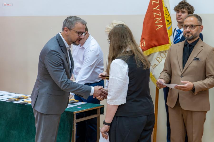Uroczyste wręczenie nagród dla najlepszych uczniów LO im. Bogusława X w Białogardzie