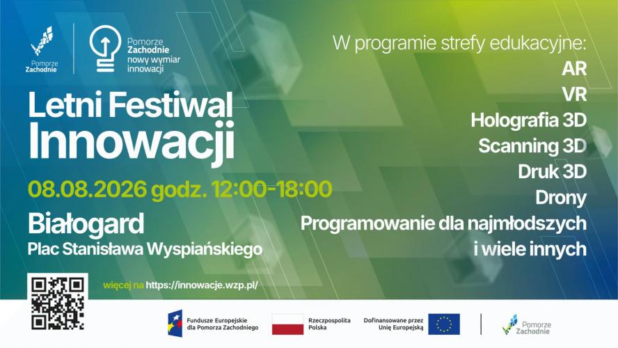 Letni Festiwal Innowacji podczas Dni Białogardu 