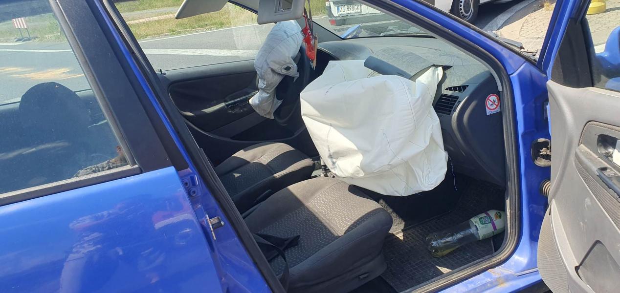 Wypadek na obwodnicy Karlina! Znów wymuszenie pierwszeństwa.