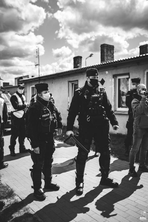 Protest kibiców w Białogardzie - fotoreportaż.