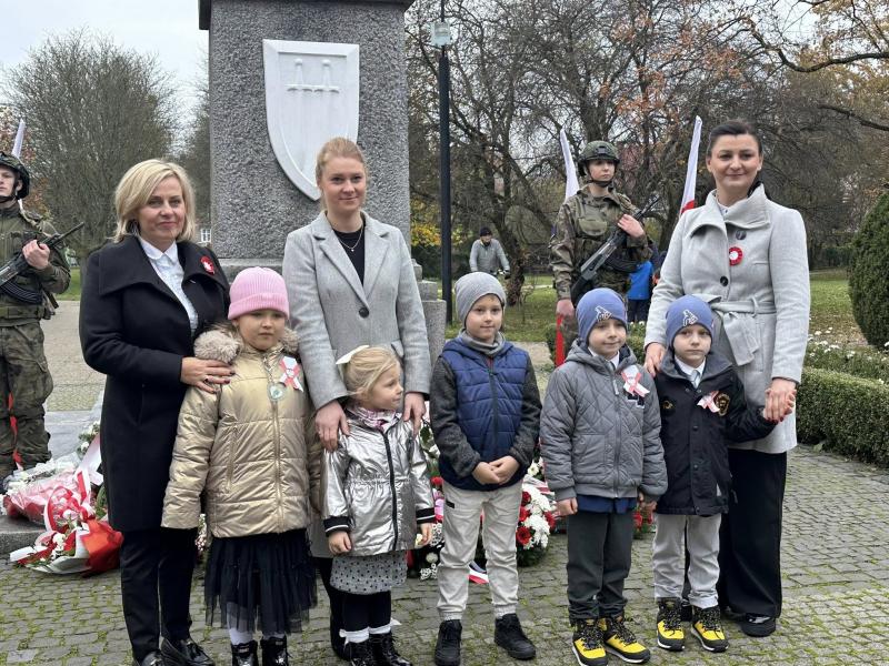Wspólne świętowanie 107. rocznicy odzyskania niepodległości w Białogardzie