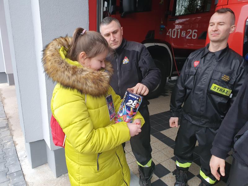 Strażacy z PSP Białogard wspierają 28. Finał Wielkiej Orkiestry Świątecznej Pomocy