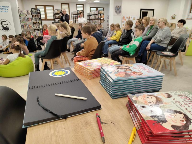 Spotkanie z Markiem Michalakiem w Filii Białogardzkiej Biblioteki Publicznej im. Karola Estreichera