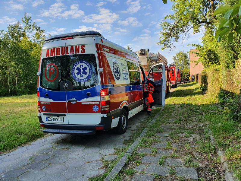 Pożar pieca gazowego w budynku wielorodzinnym!