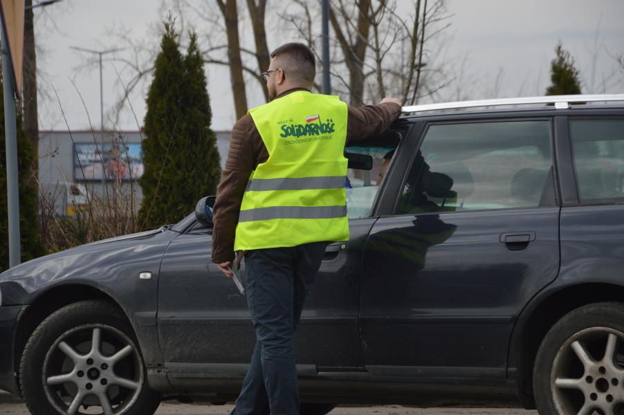 Strajk rolników w Białogardzie – FOTORELACJA