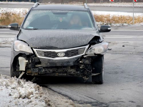 Wypadek na obwodnicy Karlina 