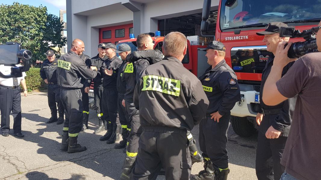 Powitanie strażaków Świnoujście i Białogard - duża porcja zdjęć!