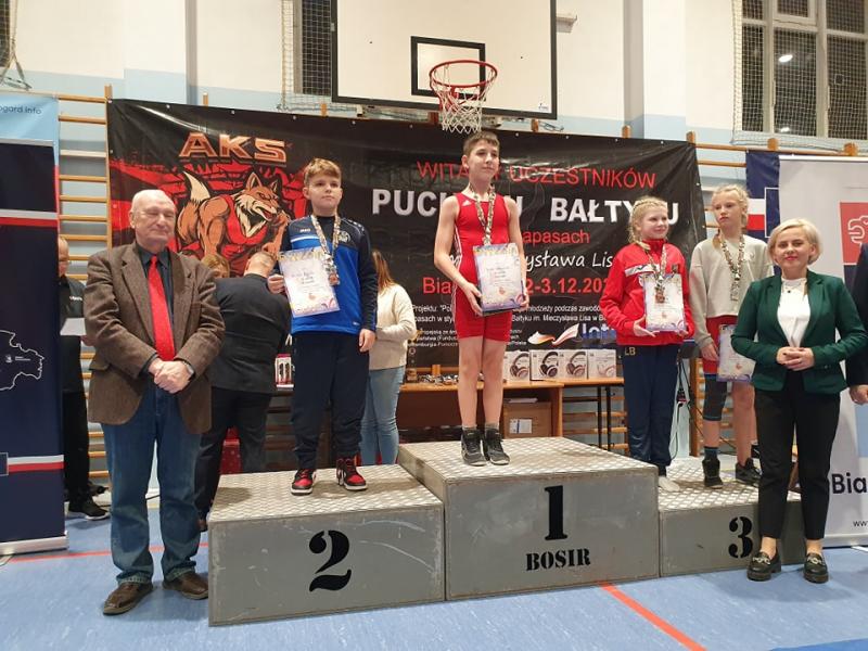 Nasi najmłodsi zawodnicy walczyli o Puchar Bałtyku w zapasach im. Mieczysława Lisa.
