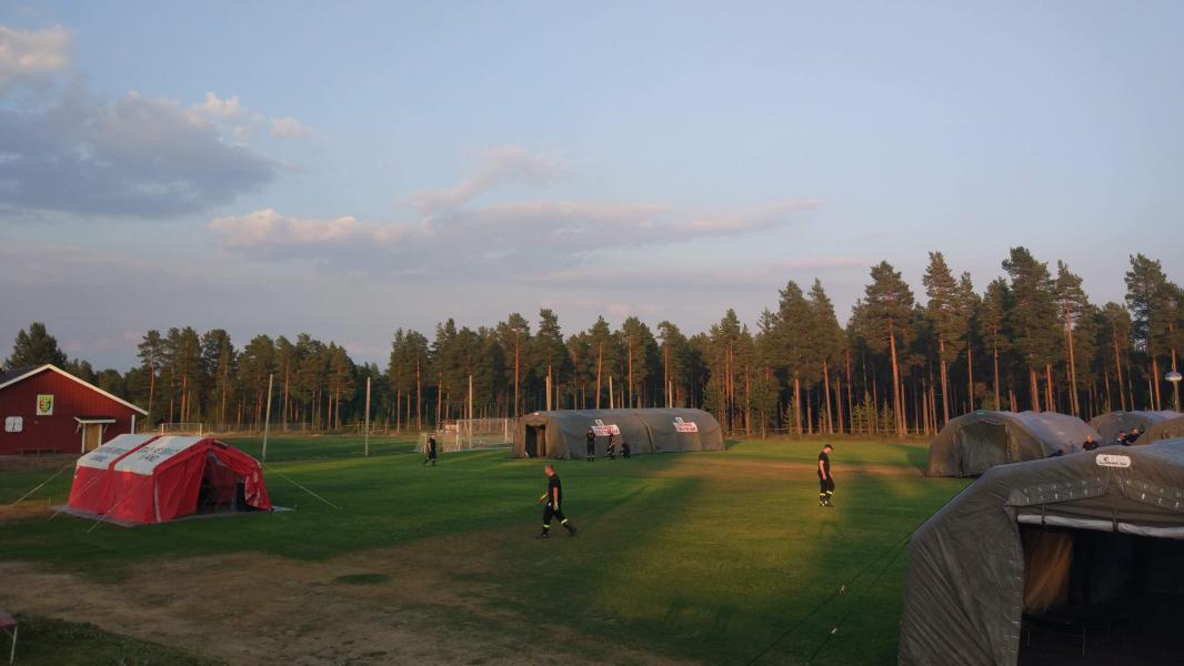 Strażacy dotarli do celu - dziś rozbili obóz!  AKCJA SZWECJA (FOTO)