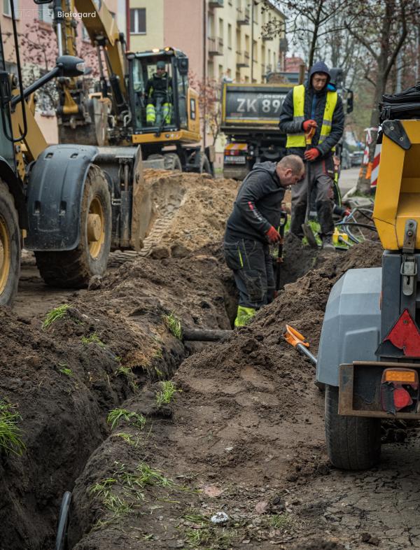  Trwają prace nad przebudową ul. Grunwaldzkiej