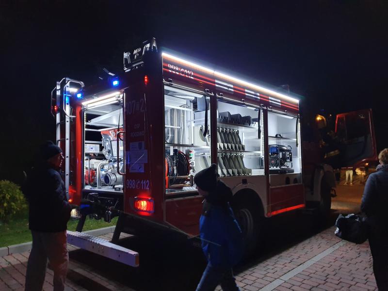 Powitanie nowego wozu ratowniczo gaśniczego w OSP Rogowo 