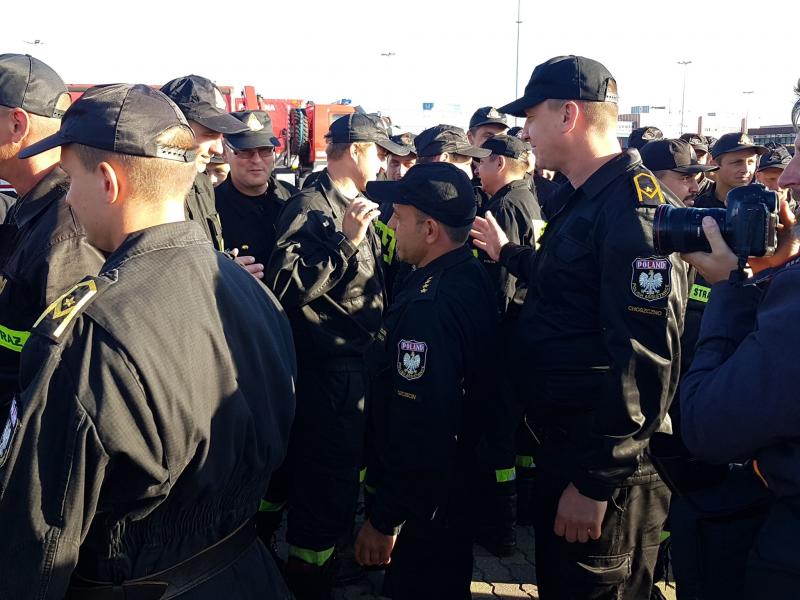 Powitanie strażaków Świnoujście i Białogard - duża porcja zdjęć!
