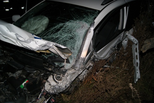 Wypadek koło Koziej Góry 