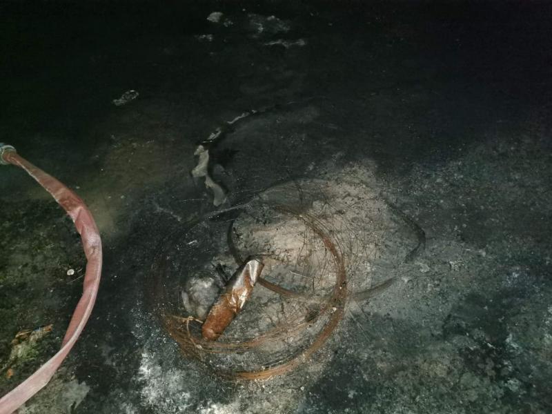 Podpalenie było przyczyną pożaru w Syrkowicach pod Karlinem.  ZDJĘCIA 