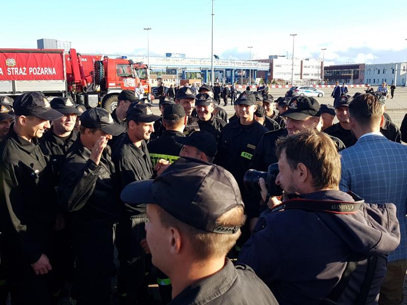 Powitanie strażaków Świnoujście i Białogard - duża porcja zdjęć!