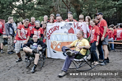 Białogardzianie na Woodstocku w Pokojowym Patrolu